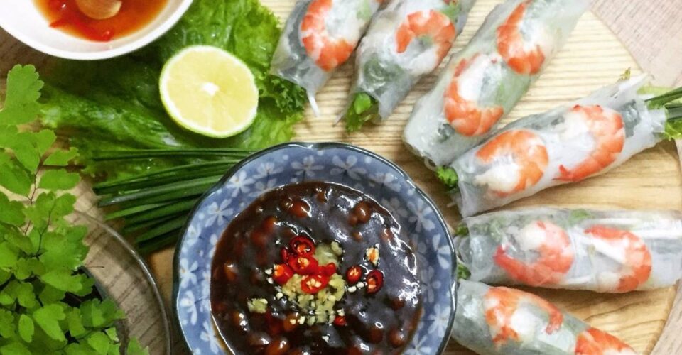 Gỏi cuốn : Vietnamese Fresh Spring Rolls